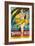 Tropical Girl Pin Up-null-Framed Art Print