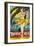 Tropical Girl Pin Up-null-Framed Premium Giclee Print