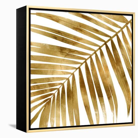 Tropical Gold Palm I-Melonie Miller-Framed Stretched Canvas