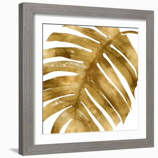 Tropical Gold Palm II-Melonie Miller-Framed Art Print