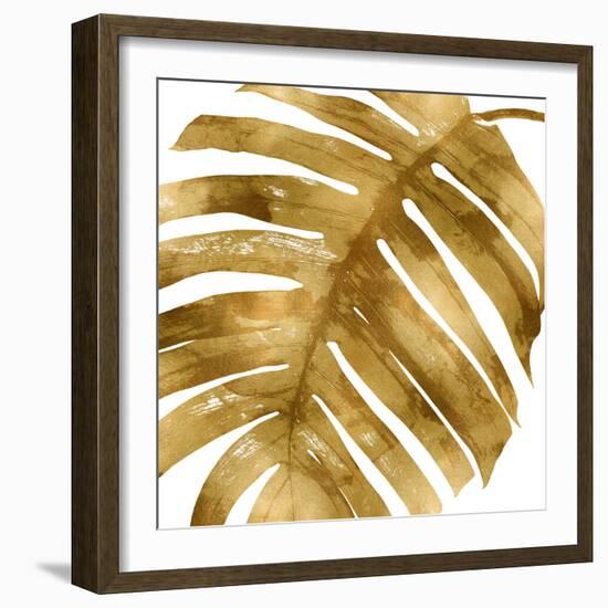 Tropical Gold Palm II-Melonie Miller-Framed Art Print