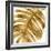 Tropical Gold Palm II-Melonie Miller-Framed Art Print