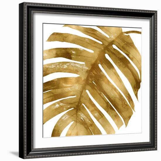 Tropical Gold Palm II-Melonie Miller-Framed Art Print