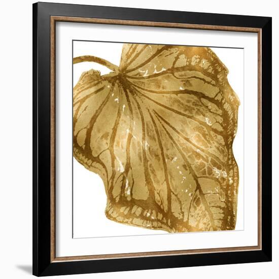 Tropical Gold Palm III-Melonie Miller-Framed Art Print