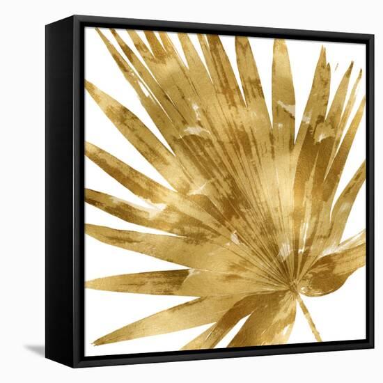 Tropical Gold Palm IV-Melonie Miller-Framed Stretched Canvas