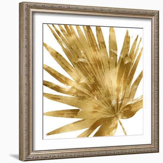 Tropical Gold Palm IV-Melonie Miller-Framed Art Print