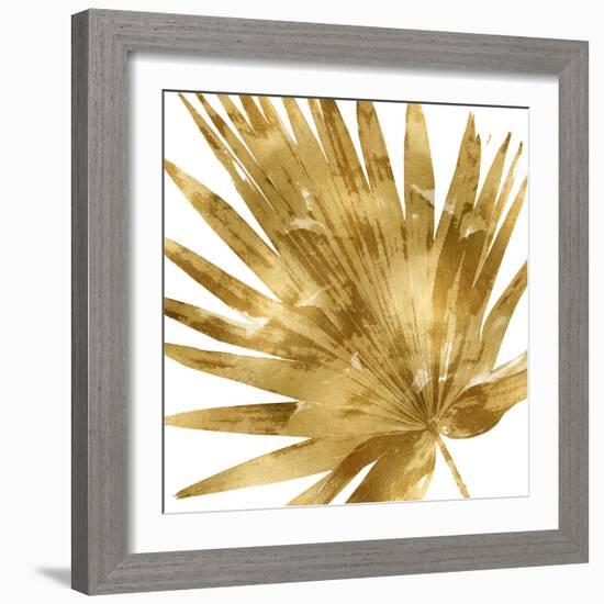 Tropical Gold Palm IV-Melonie Miller-Framed Art Print