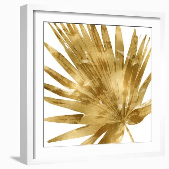 Tropical Gold Palm IV-Melonie Miller-Framed Art Print