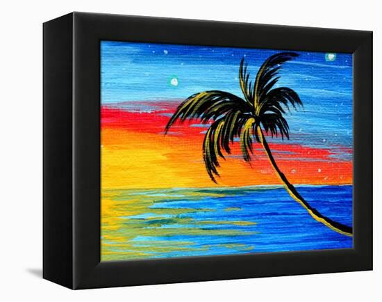 Tropical Goodbye-Megan Aroon Duncanson-Framed Stretched Canvas