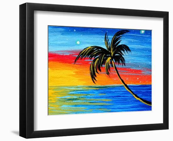 Tropical Goodbye-Megan Aroon Duncanson-Framed Art Print