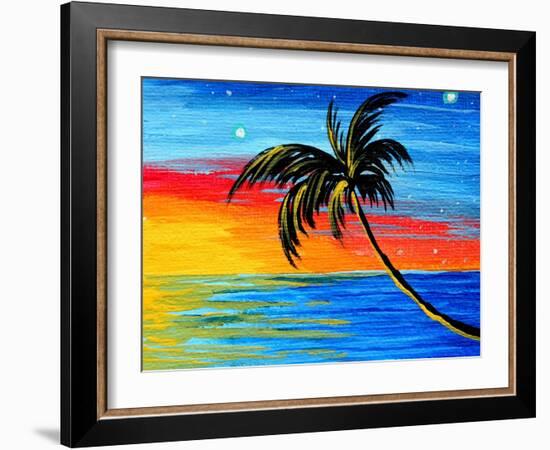 Tropical Goodbye-Megan Aroon Duncanson-Framed Art Print