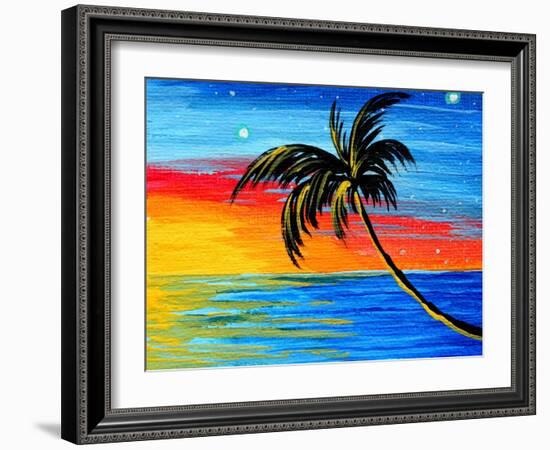 Tropical Goodbye-Megan Aroon Duncanson-Framed Art Print