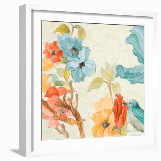 Tropical Grace Square I-Lanie Loreth-Framed Art Print