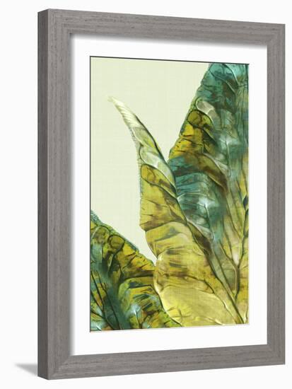 Tropical Green Leaves I-Eva Watts-Framed Art Print