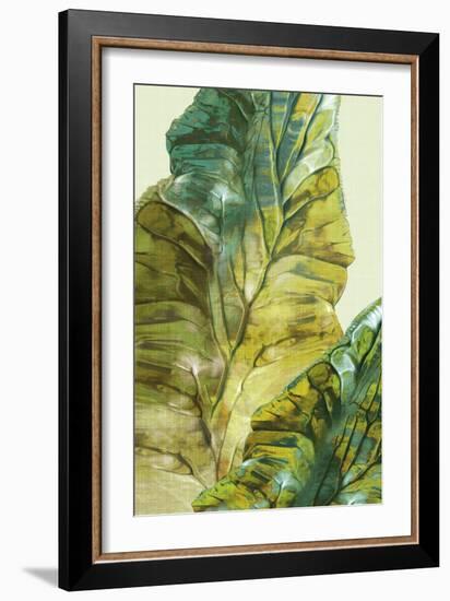Tropical Green Leaves II-Eva Watts-Framed Art Print