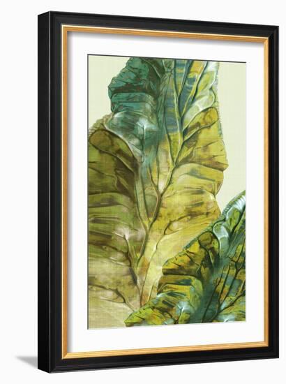 Tropical Green Leaves II-Eva Watts-Framed Art Print