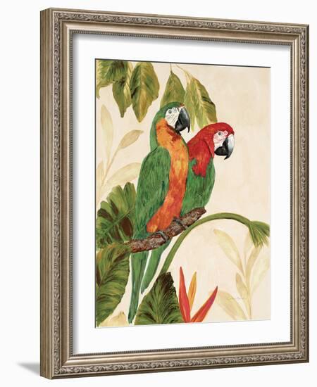 Tropical Green Pair-Colleen Sarah-Framed Art Print