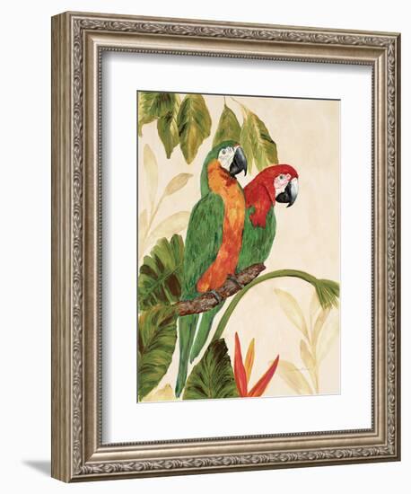 Tropical Green Pair-Colleen Sarah-Framed Art Print