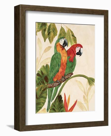 Tropical Green Pair-Colleen Sarah-Framed Art Print