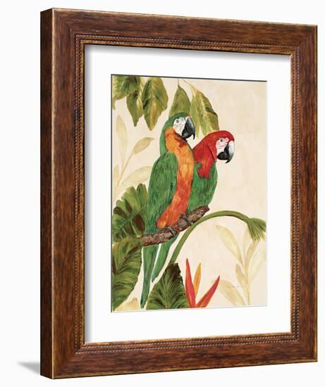 Tropical Green Pair-Colleen Sarah-Framed Art Print