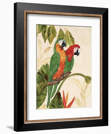 Tropical Green Pair-Colleen Sarah-Framed Art Print