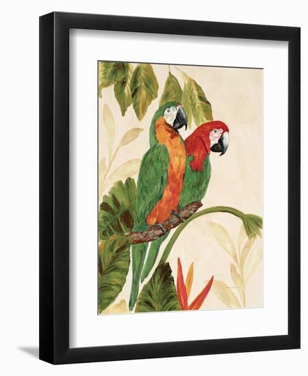 Tropical Green Pair-Colleen Sarah-Framed Art Print