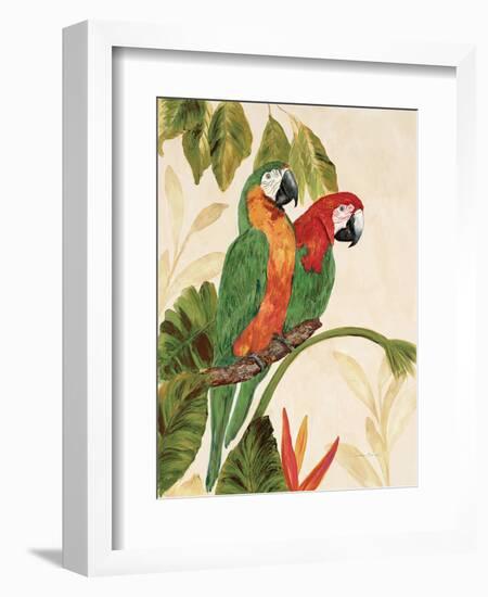 Tropical Green Pair-Colleen Sarah-Framed Art Print