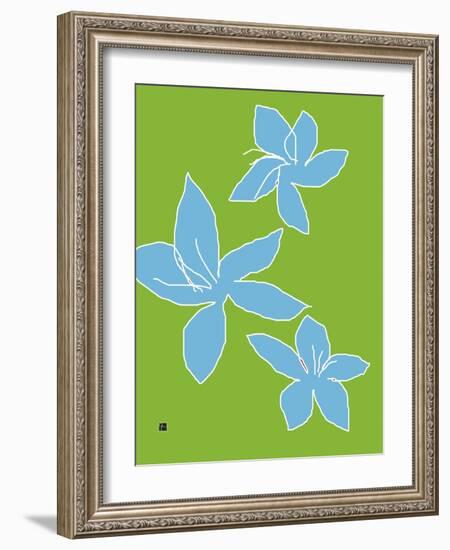 Tropical Green-Jan Weiss-Framed Art Print