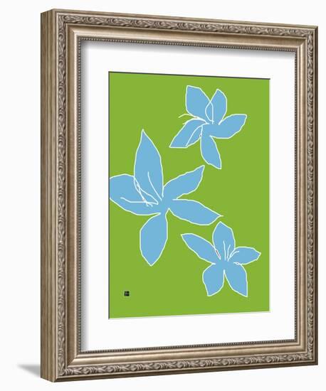 Tropical Green-Jan Weiss-Framed Art Print