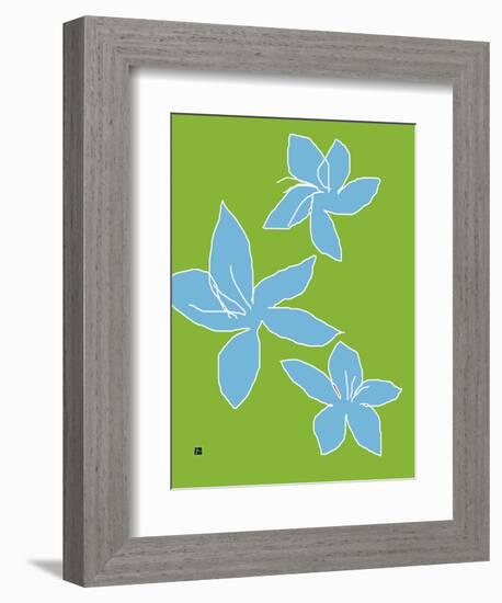 Tropical Green-Jan Weiss-Framed Art Print