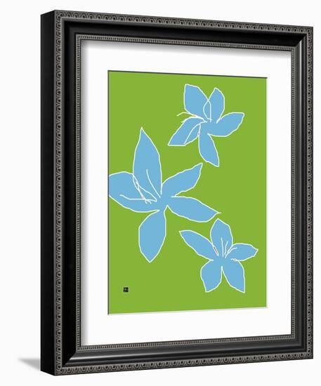 Tropical Green-Jan Weiss-Framed Art Print