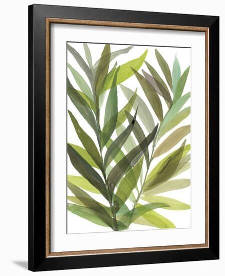 Tropical Greens I-Rebecca Meyers-Framed Giclee Print