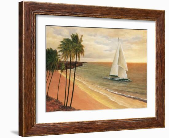 Tropical Holiday-Diane Romanello-Framed Art Print