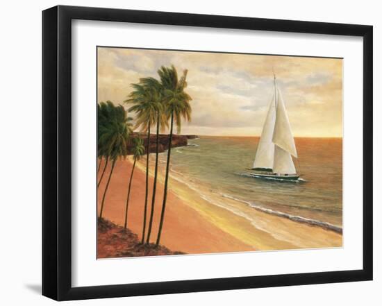 Tropical Holiday-Diane Romanello-Framed Art Print
