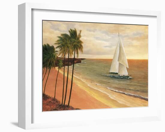 Tropical Holiday-Diane Romanello-Framed Art Print