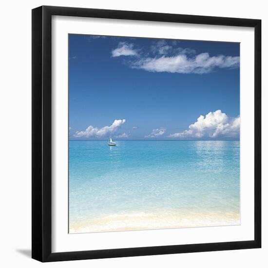 Tropical Horizons I-Adam Brock-Framed Giclee Print