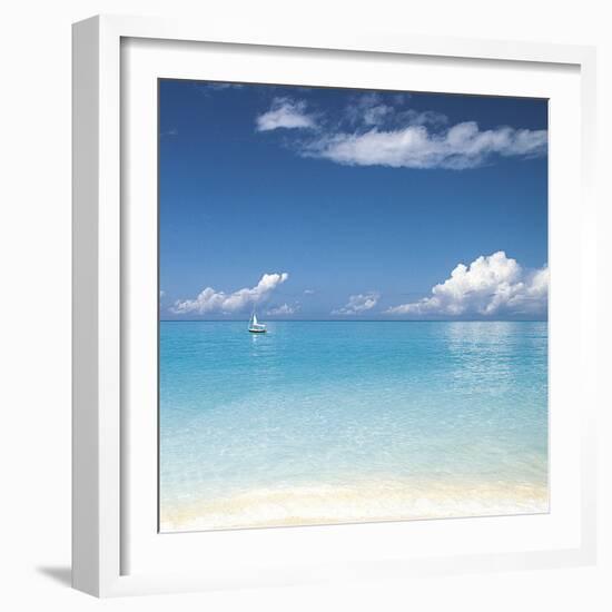 Tropical Horizons I-Adam Brock-Framed Giclee Print