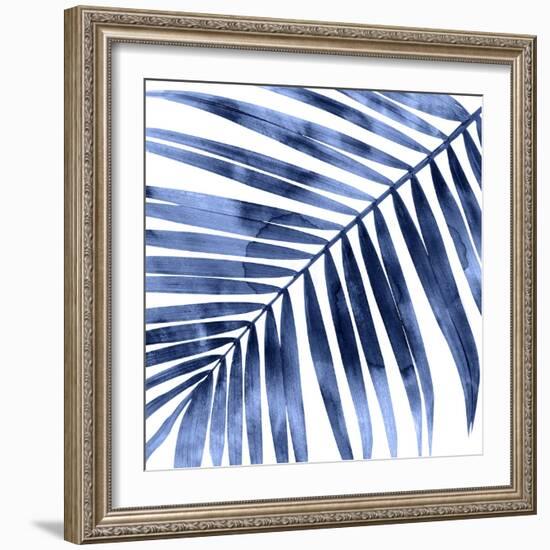 Tropical Indigo Palm I-Melonie Miller-Framed Art Print