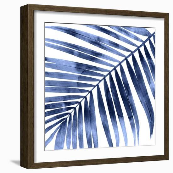 Tropical Indigo Palm I-Melonie Miller-Framed Art Print