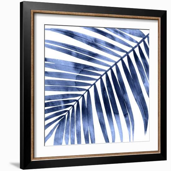 Tropical Indigo Palm I-Melonie Miller-Framed Art Print