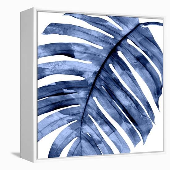 Tropical Indigo Palm II-Melonie Miller-Framed Stretched Canvas