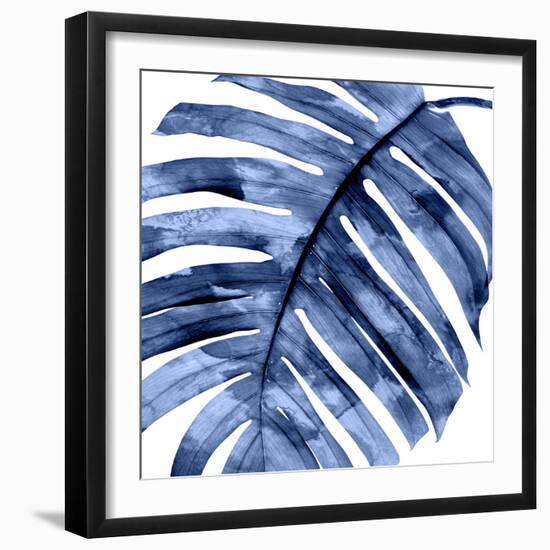 Tropical Indigo Palm II-Melonie Miller-Framed Art Print