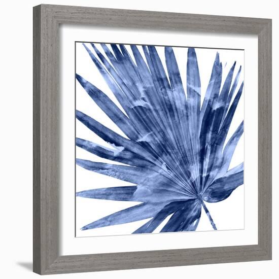 Tropical Indigo Palm IV-Melonie Miller-Framed Art Print