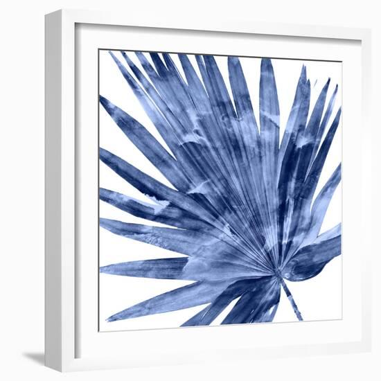 Tropical Indigo Palm IV-Melonie Miller-Framed Art Print