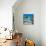 Tropical Island above and Bellow Water-BlueOrange Studio-Photographic Print displayed on a wall