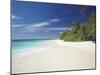 Tropical Island and Lagoon, Maldives, Indian Ocean, Asia-Sakis Papadopoulos-Mounted Photographic Print