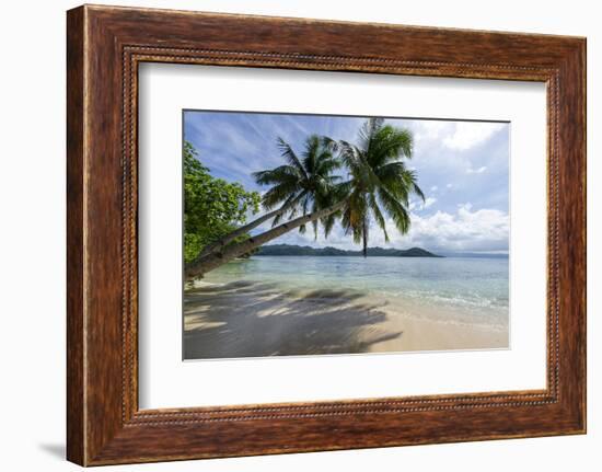 Tropical Island Beach at Matangi Island Resort, Vanua Levu, Fiji, Pacific-Louise Murray-Framed Photographic Print