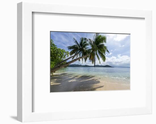 Tropical Island Beach at Matangi Island Resort, Vanua Levu, Fiji, Pacific-Louise Murray-Framed Premium Photographic Print