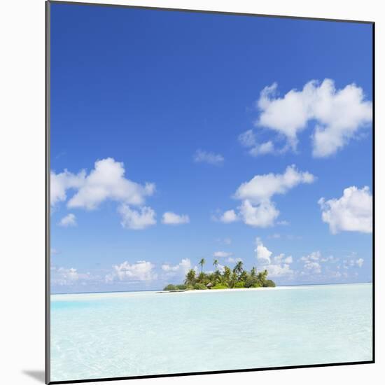 Tropical island, South Male Atoll, Kaafu Atoll, Maldives-Ian Trower-Mounted Photographic Print