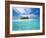 Tropical Island Surrounded By Lagoon, Maldives, Indian Ocean, Asia-Sakis Papadopoulos-Framed Photographic Print